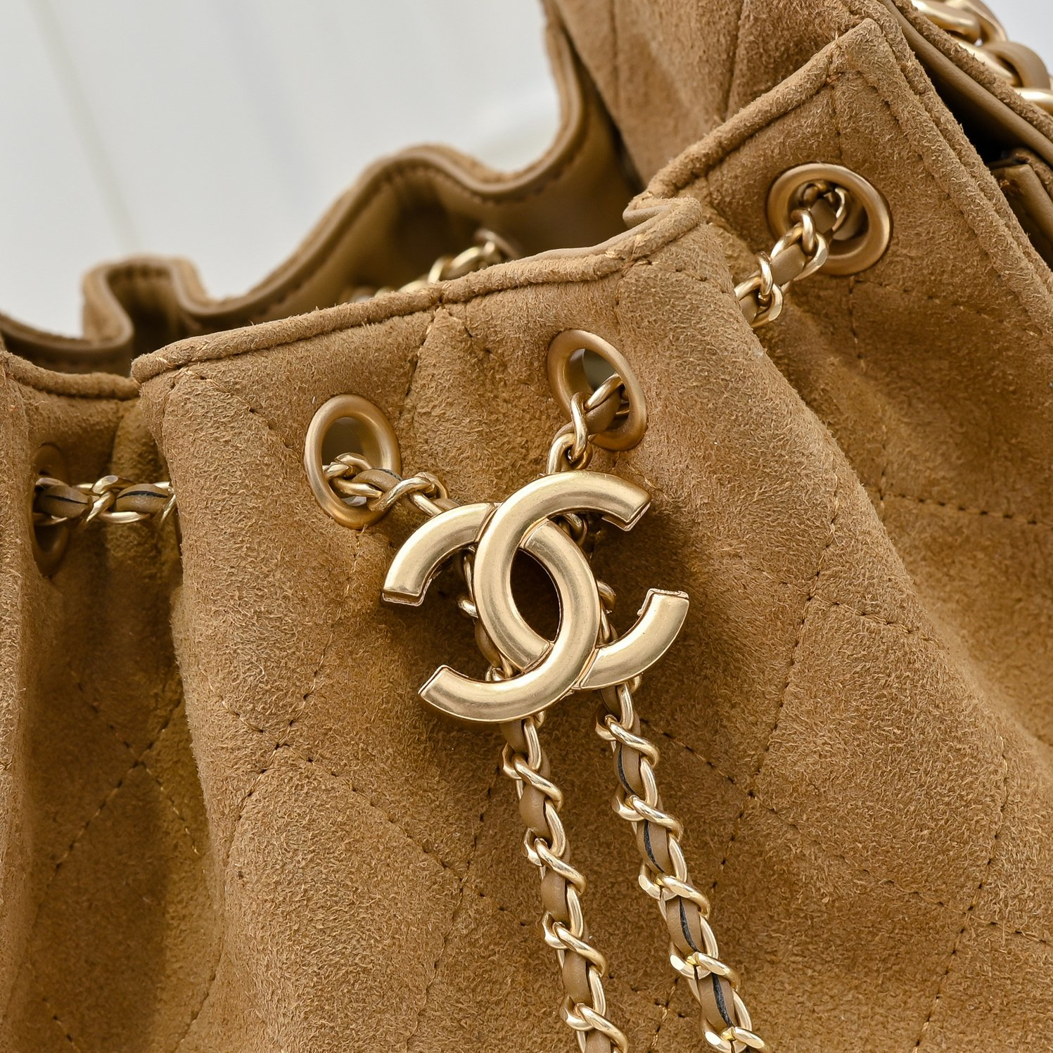 シャネル「Chanel」シャネル 25C スエード×カーフスキン ホーボーバッグ / ショルダーバッグ