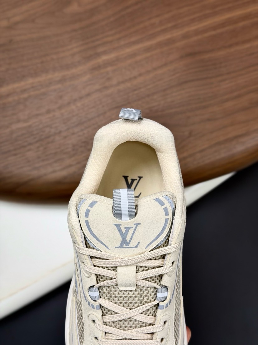 ルイ・ヴィトン「Louis Vuitton」ルイ・ヴィトン ラン 2.0 スニーカー / レザーメッシュスニーカー