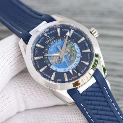 オメガ「Omega」シーマスターアクアテラGMT ワールドタイマーマスター 43MM