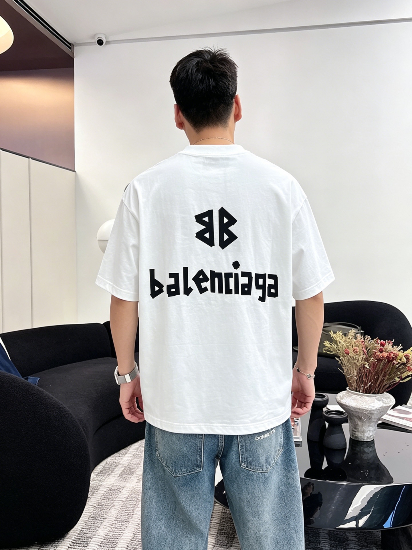 バレンシアガ「Balenciaga」ロゴプリントTシャツ / ショートスリーブ クルーネック