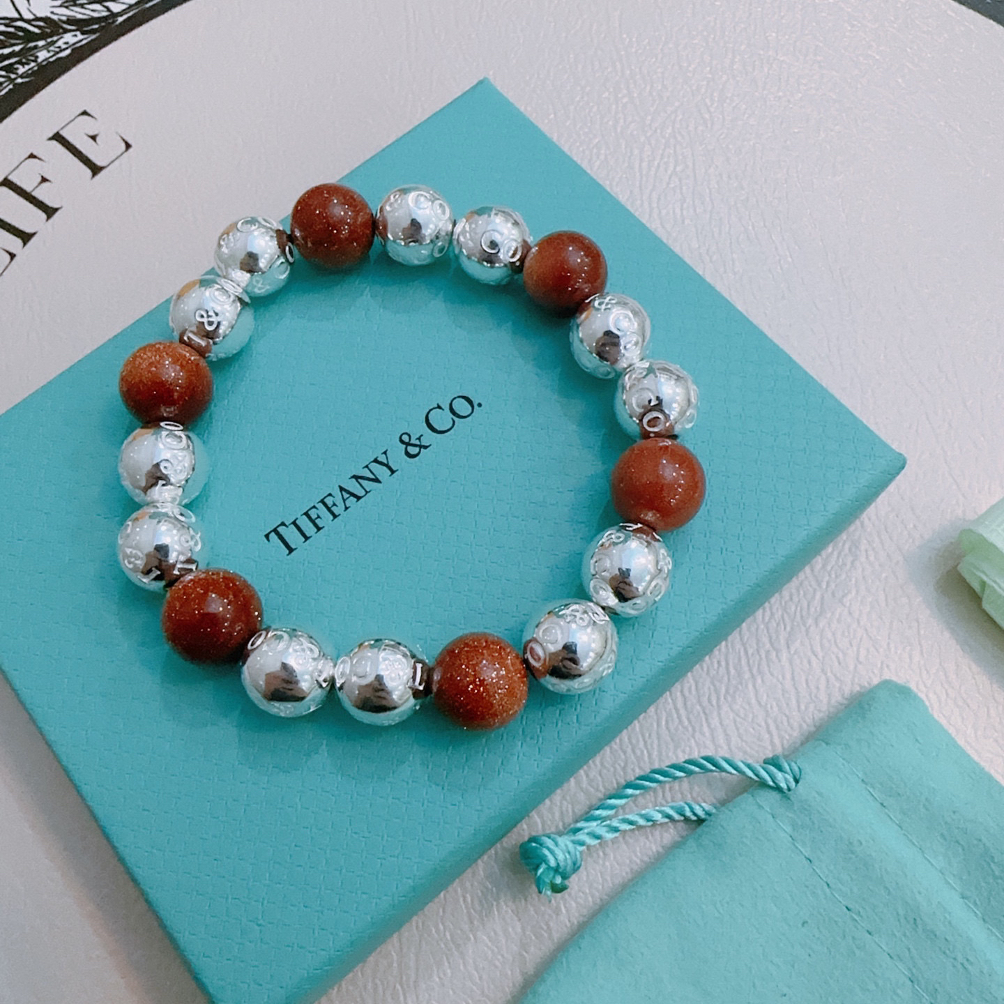 ティファニー「Tiffany & Co.」ポリッシュドシルバーリンク ブレスレット