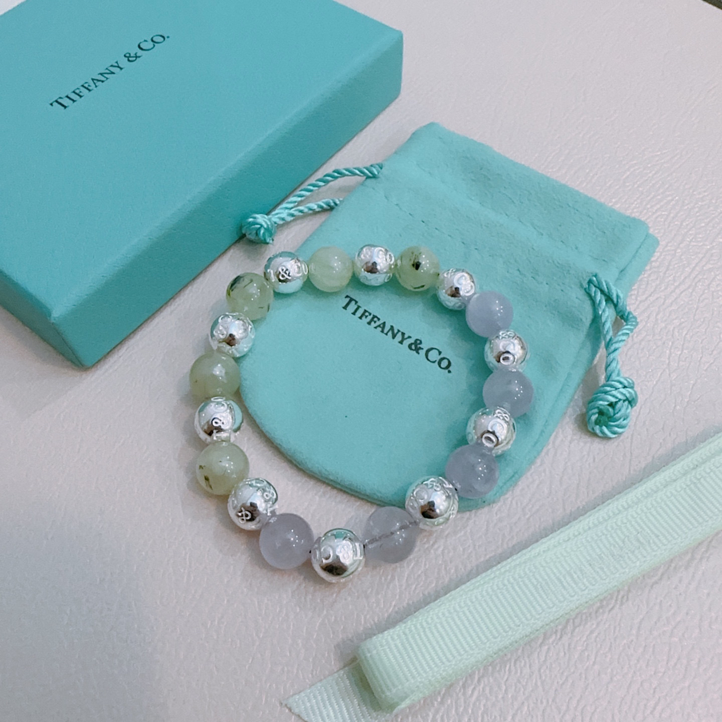 ティファニー「Tiffany & Co.」ポリッシュドシルバーリンク ブレスレット