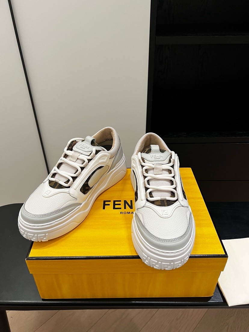 フェンディ「Fendi」フェンディ マッチ スニーカー / レザースニーカー