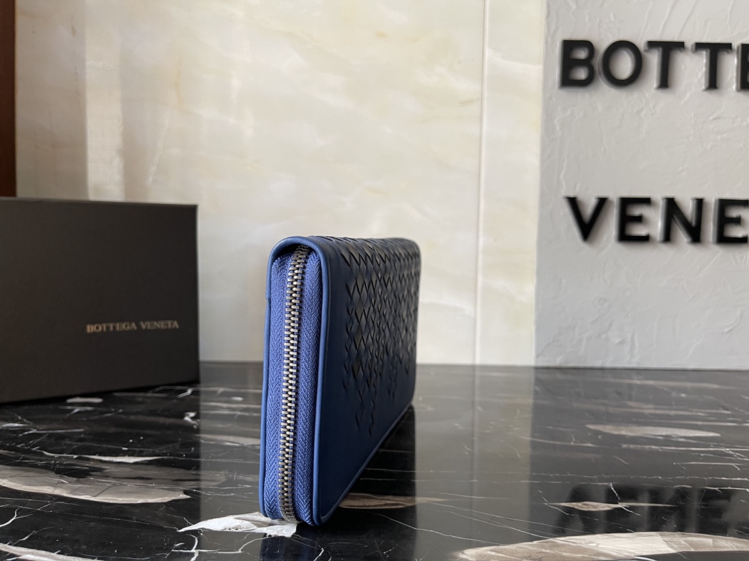 ボッテガ・ヴェネタ「Bottega Veneta」メンズ ザッパー ロング ウォレット