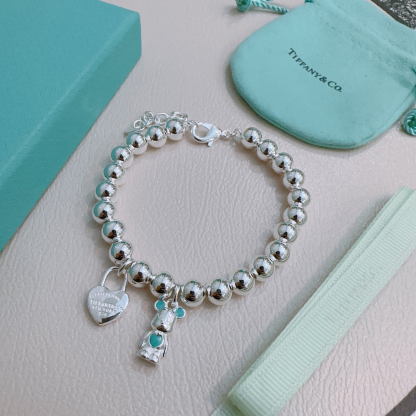 ティファニー「Tiffany & Co.」ポリッシュドシルバーリンク ブレスレット