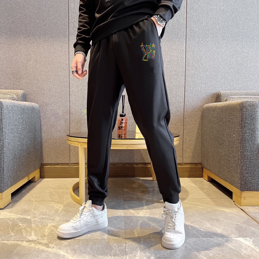 エルメス「Hermès」春秋 メンズ スウェットセット