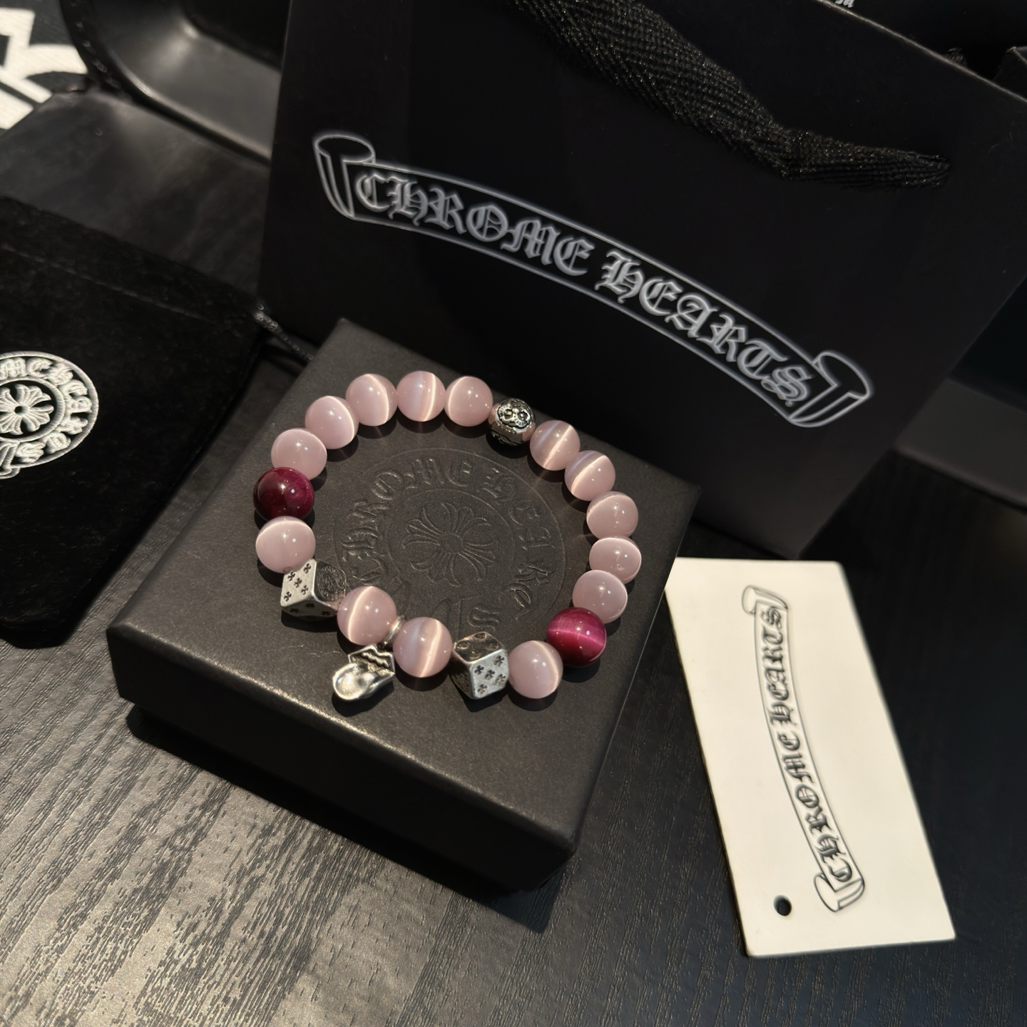 クロムハーツ「Chrome Hearts」ブレスレット - ヴィンテージ＆ロックテイスト ペア用