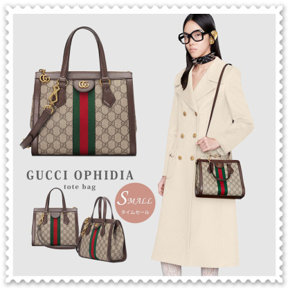 グッチ「Gucci」 〔オフィディア〕GG スモール トートバッグ