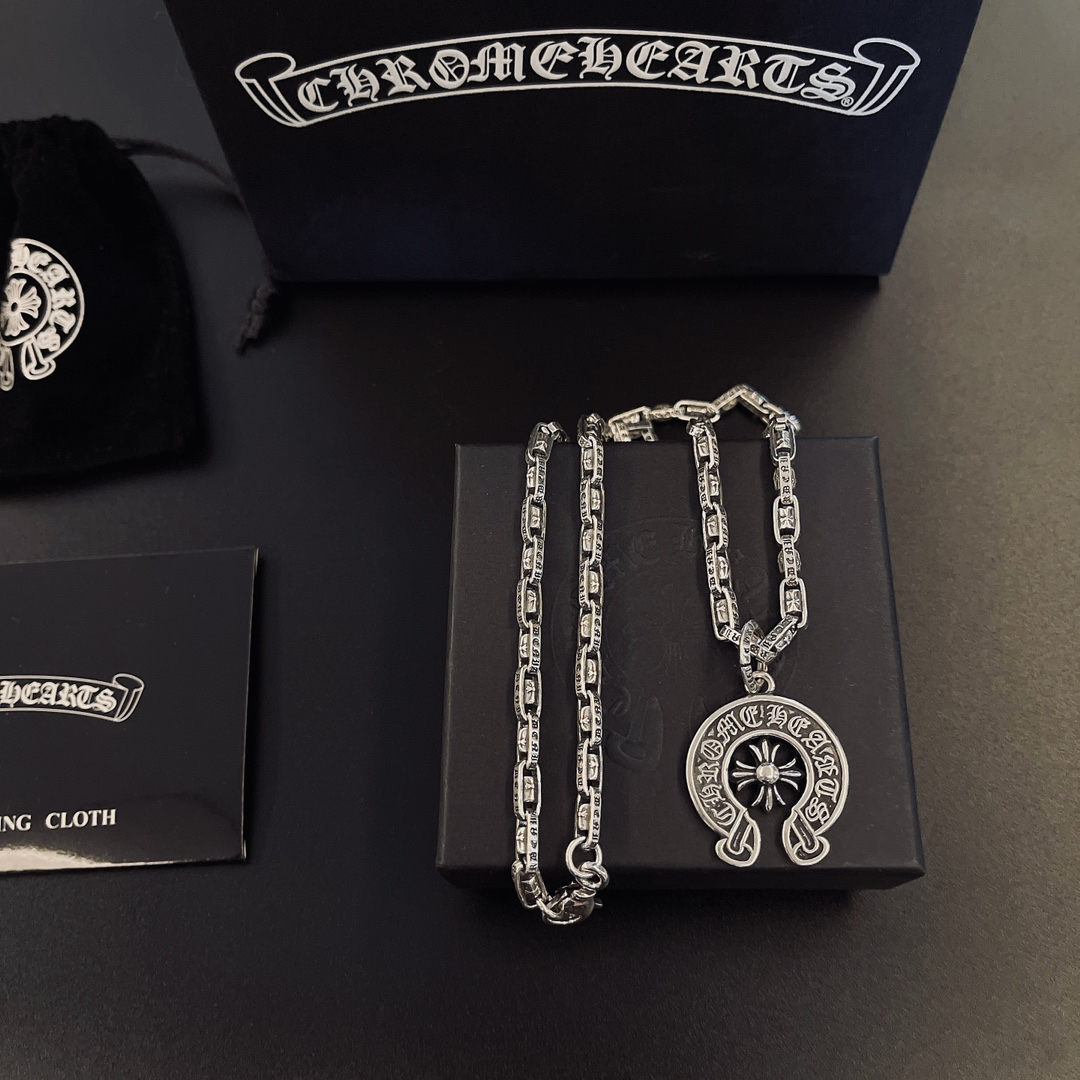 クロムハーツ「Chrome Hearts」シンプルペンダントネックレス - ユニセックス