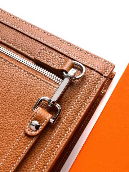 エルメス「Hermès」エルメス レザーハンドバッグ / クラッチバッグ 