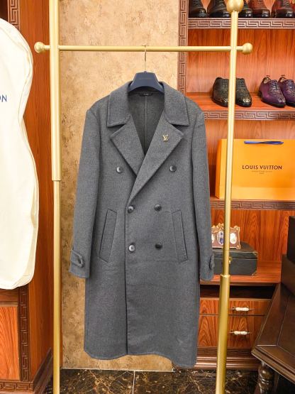 ルイ・ヴィトン「Louis Vuitton」メンズ カシミア オーバーコート