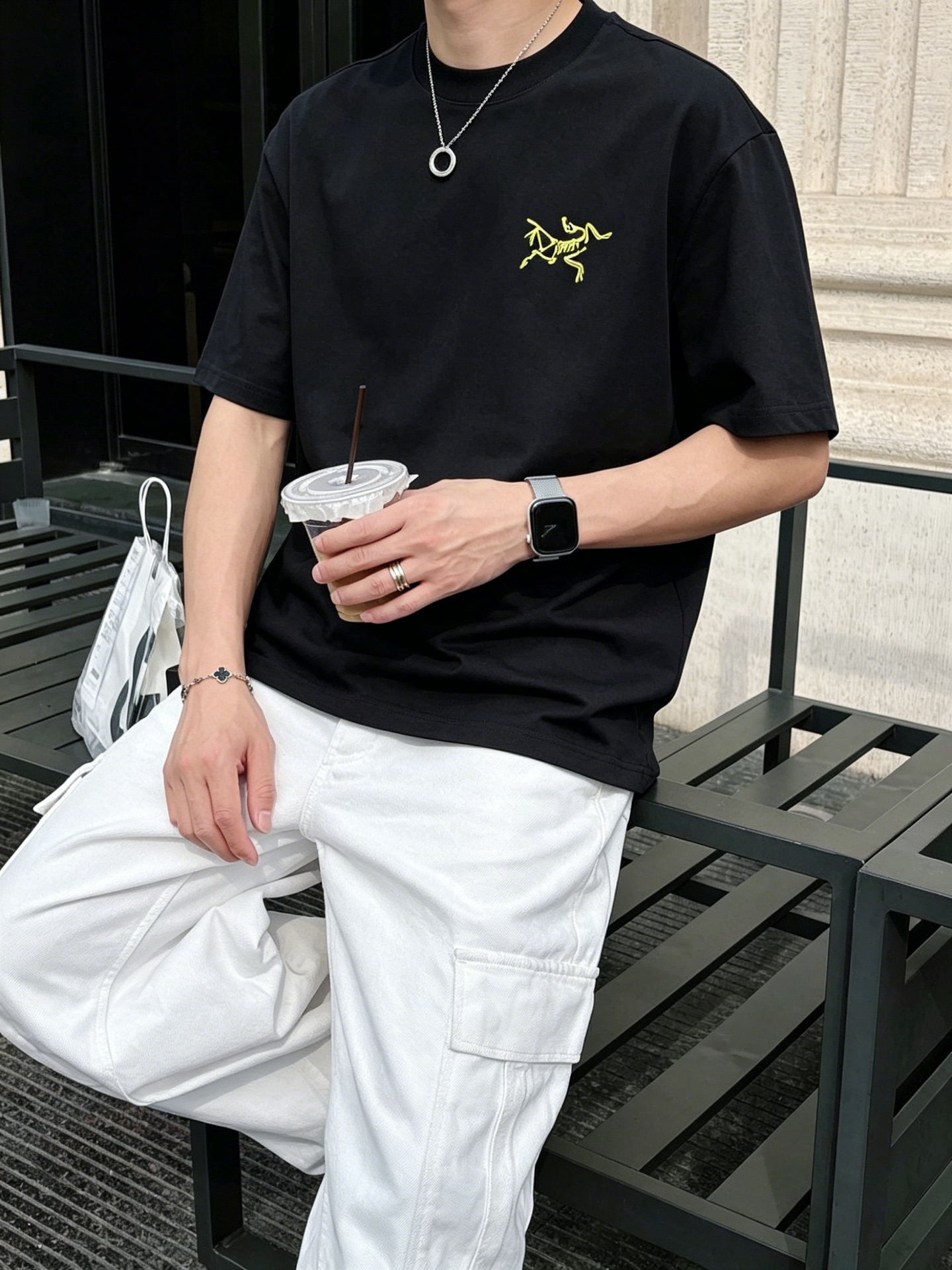 アークテリクス「ARC'TERYX」ロゴプリントTシャツ / ショートスリーブ クルーネック