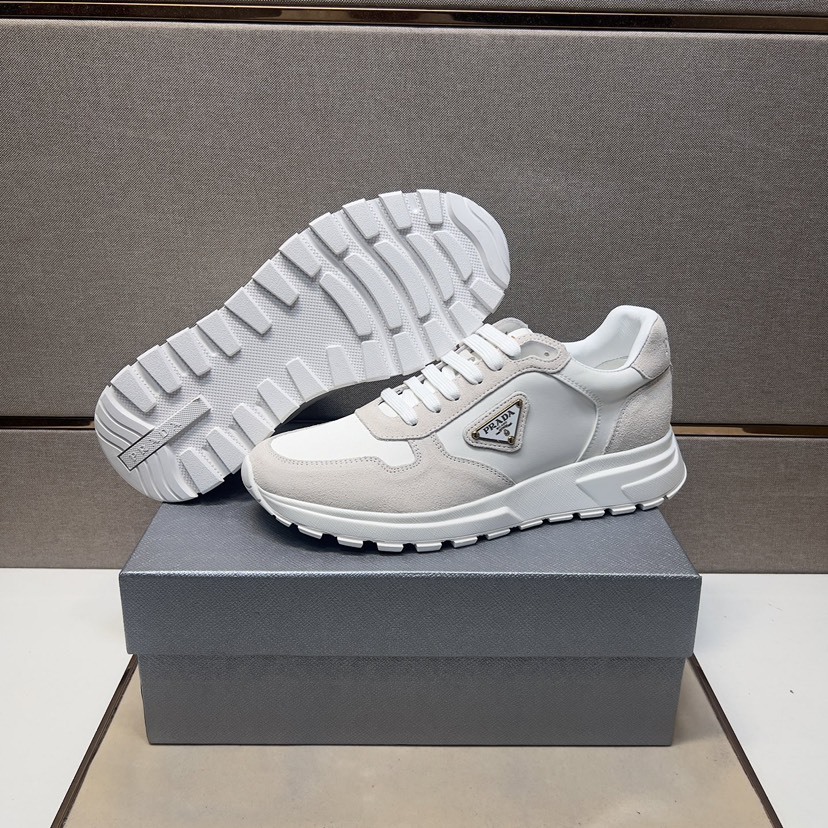 プラダ「Prada」プラダ プレミアムスニーカー (2026年春夏モデル) / レザースニーカー