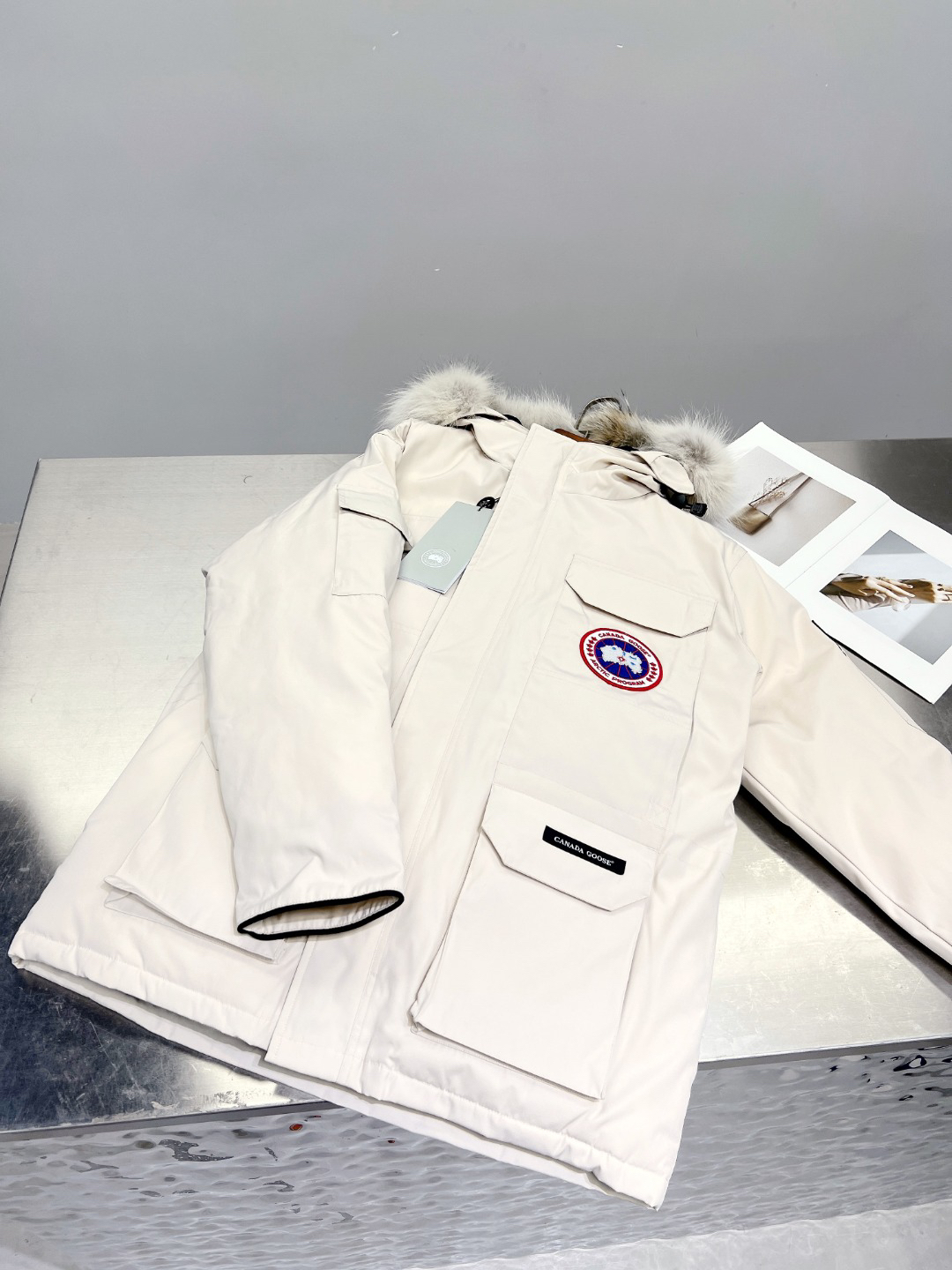 カナダグース「Canada Goose」秋冬フード付きダウンコート