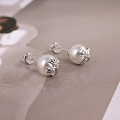 クロムハーツ「Chrome Hearts」クロムハーツ フルダイヤクロスピアス S925 ピアス