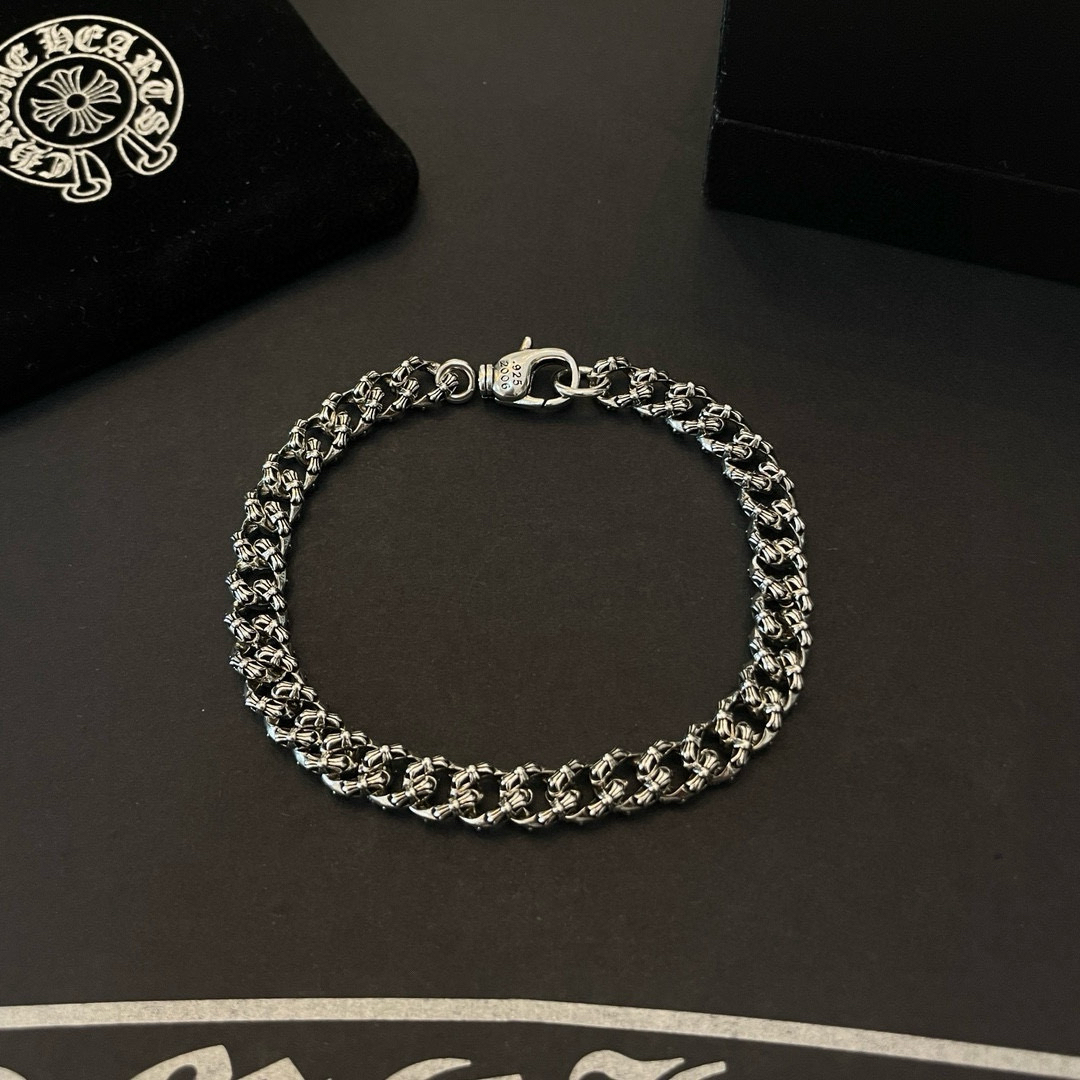 クロムハーツ「Chrome Hearts」ブレスレット - ヴィンテージ＆ロックテイスト ペア用
