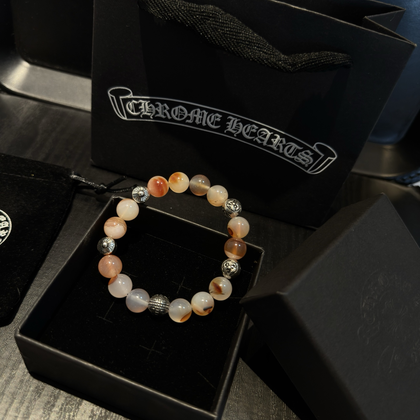 クロムハーツ「Chrome Hearts」クロムハーツ ブレスレット - ヴィンテージ＆ロックテイスト ペア用