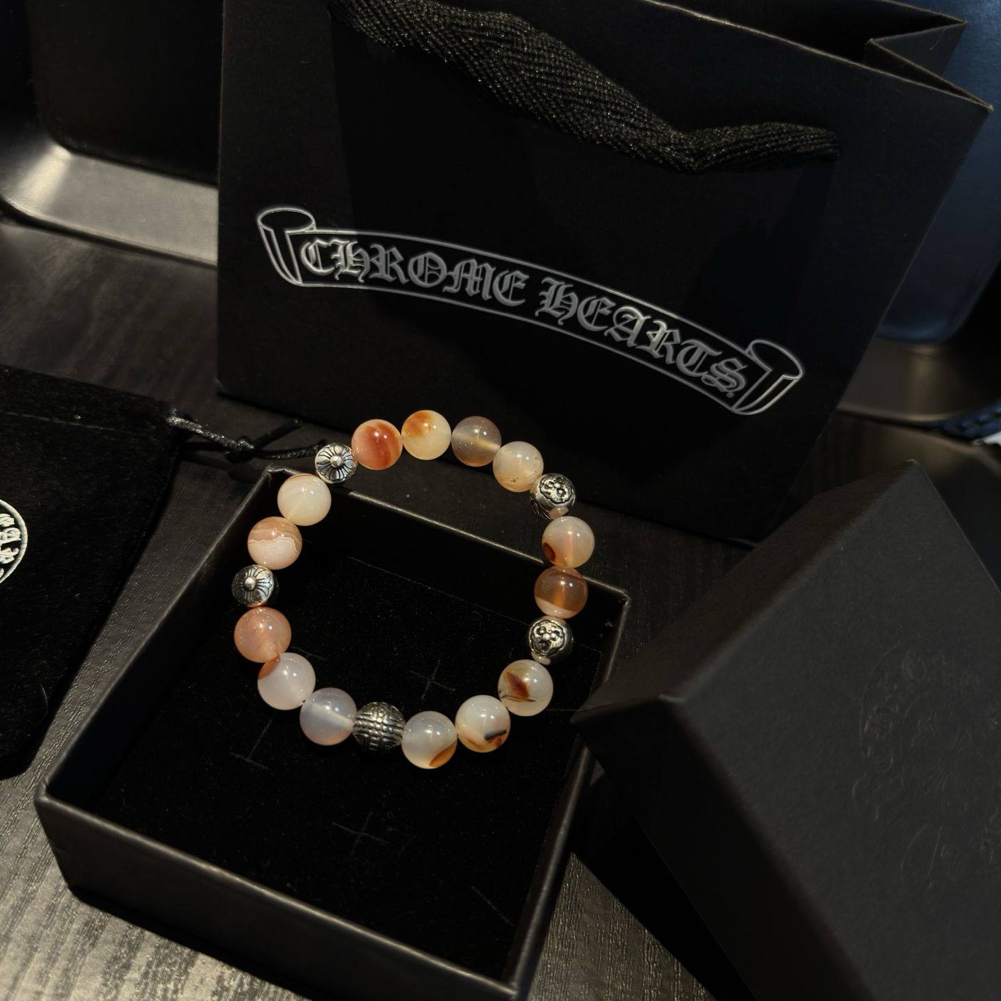 クロムハーツ「Chrome Hearts」クロムハーツ ブレスレット - ヴィンテージ＆ロックテイスト ペア用