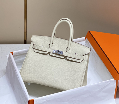 エルメス「Hermès」 Birkin 30 トゴレザー ツートンカラー ショルダーバッグ（シルバーハードウェア）