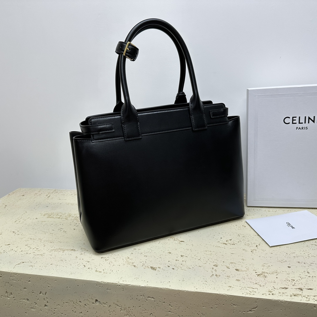 セリーヌ「Celine」CONTI 柔软牛皮革ハンドバッグ
