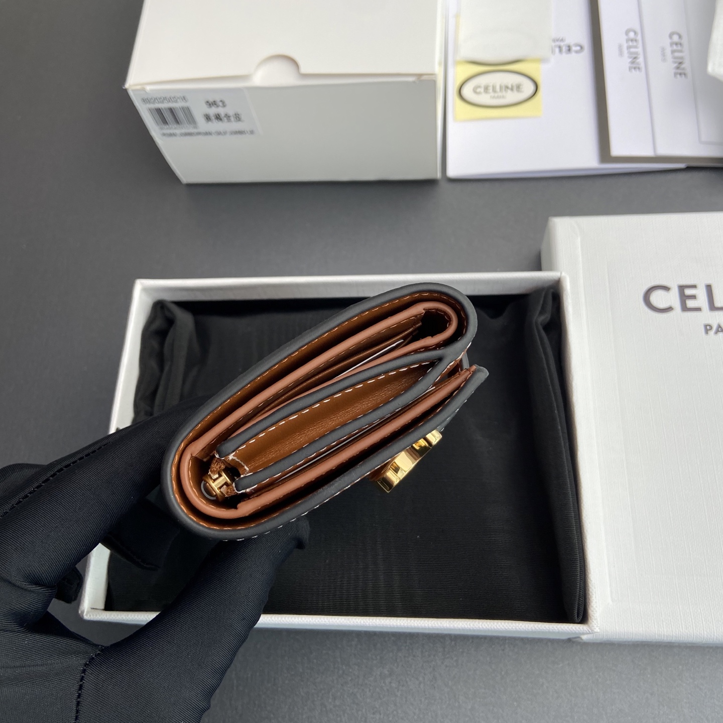 セリーヌ「Celine」TRIOMPHE キャンバス カードケース