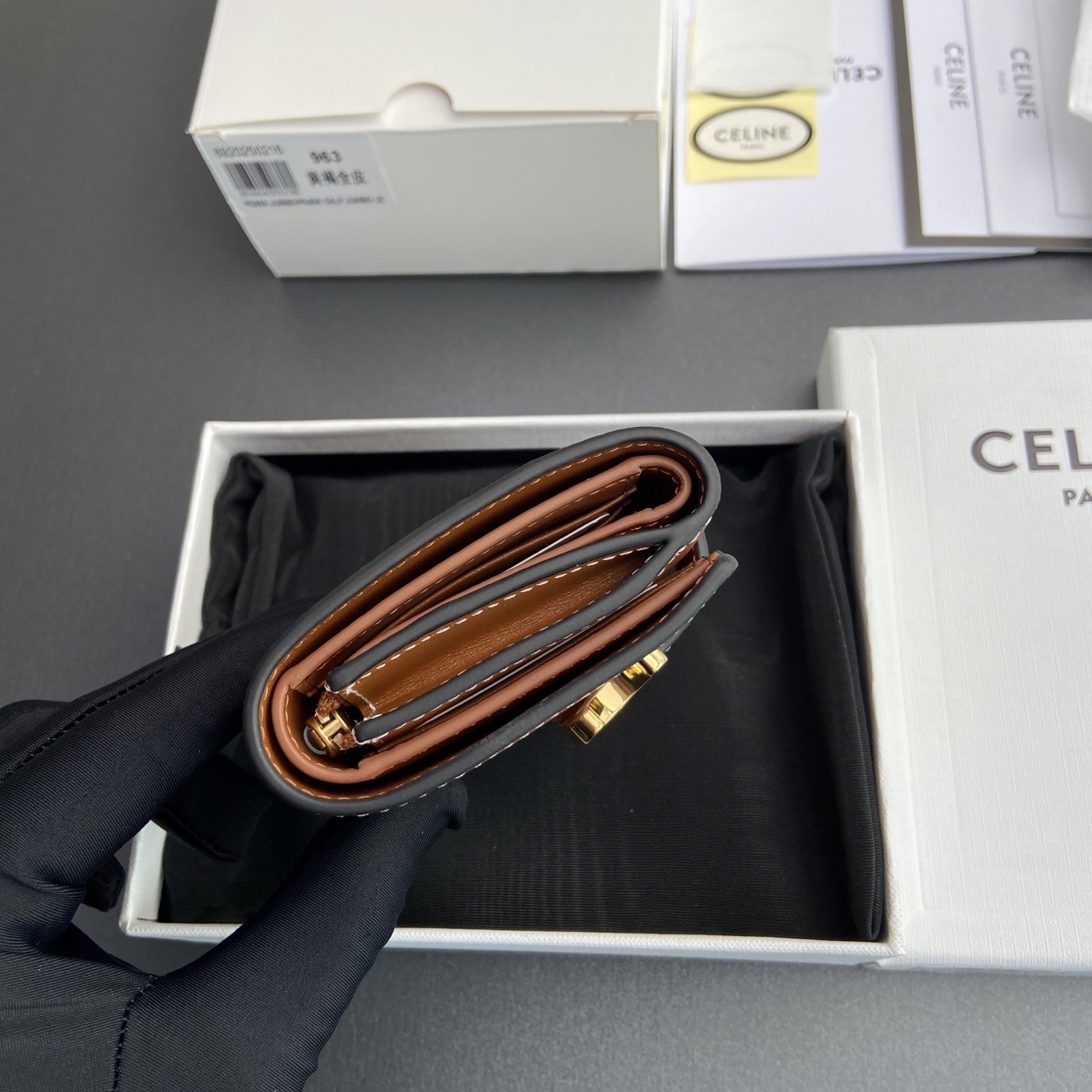 セリーヌ「Celine」TRIOMPHE キャンバス カードケース