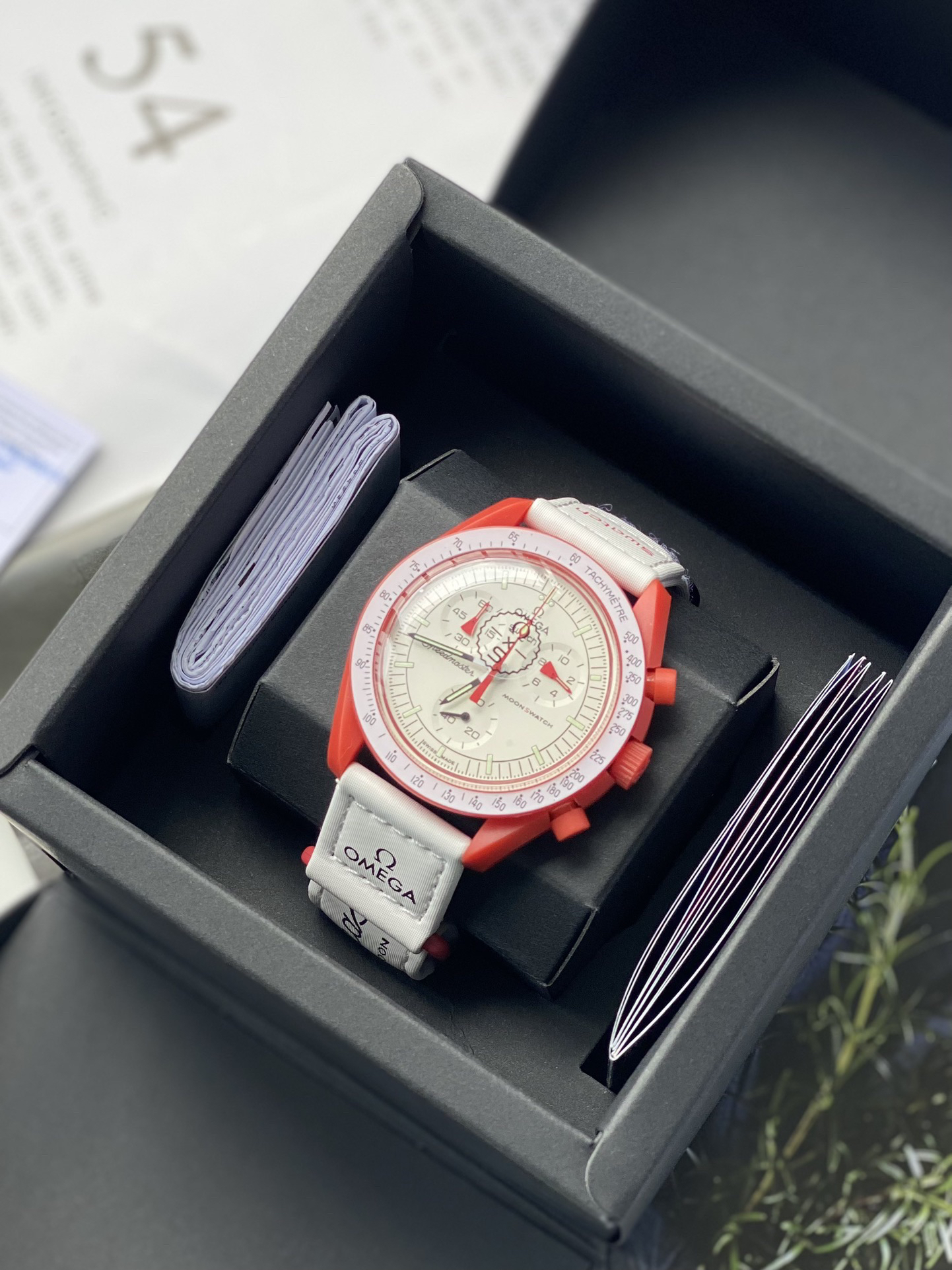 オメガ［Omega］× Swatch BIOCERAMIC MoonSwatch クロノグラフ腕時計40MM