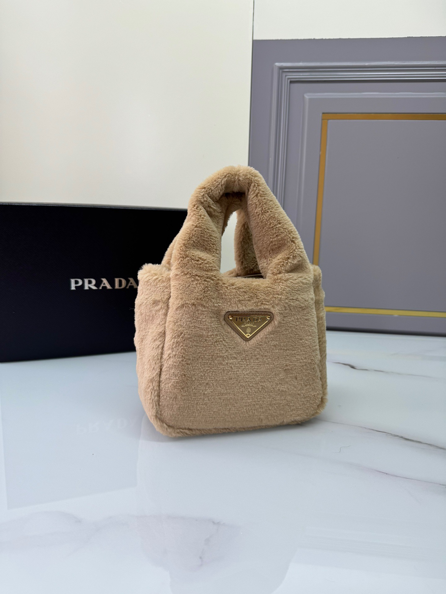 プラダ「Prada」ウール ミニバッグ  レディースバッグ