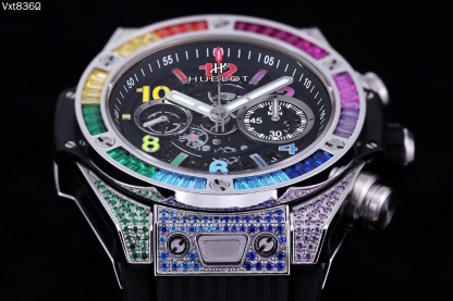 ウブロ「Hublot」ビッグバン ウニコ チタニウム レインボー 42MM