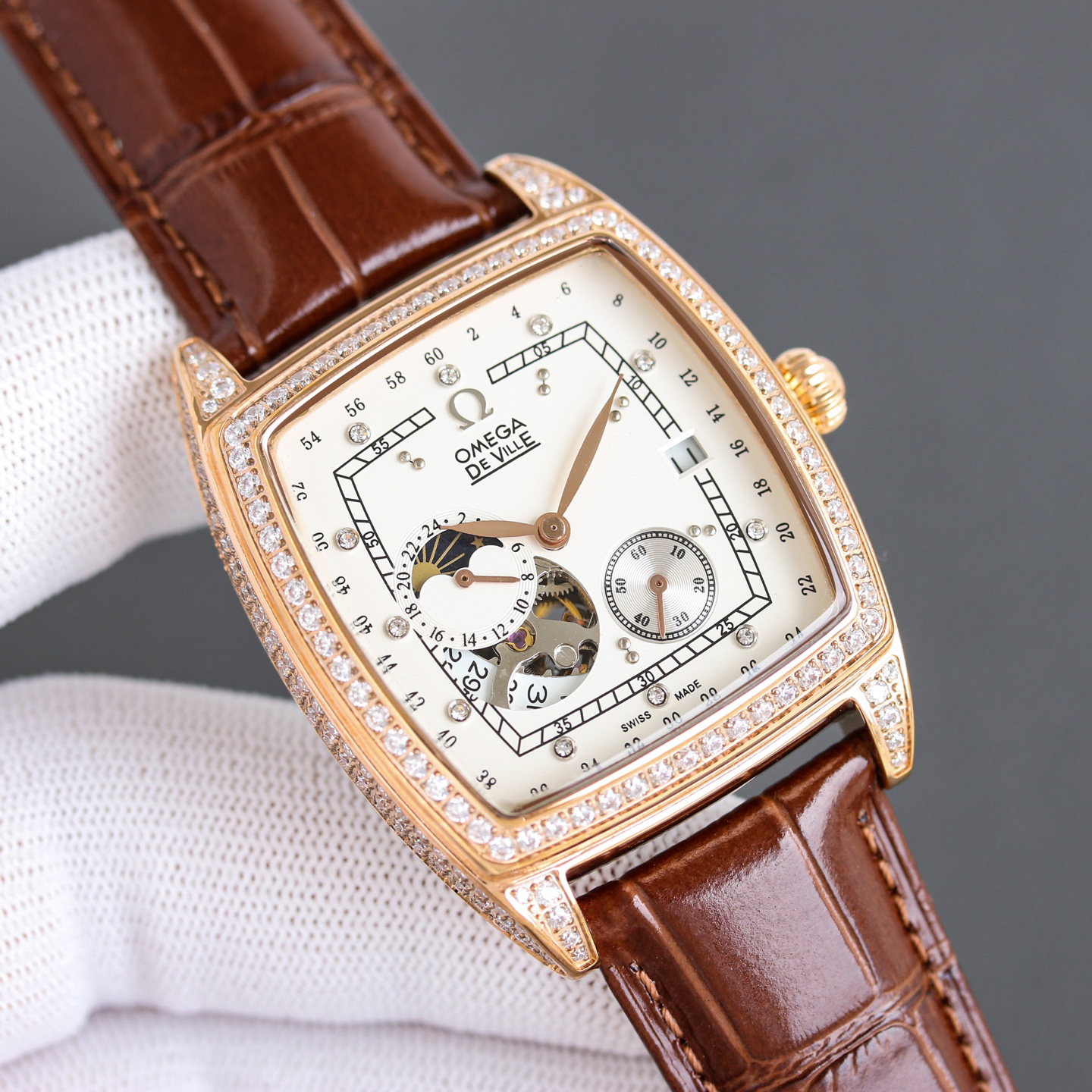オメガ［Omega］コンステレーション フルダイヤモンド クロノメーター42MM