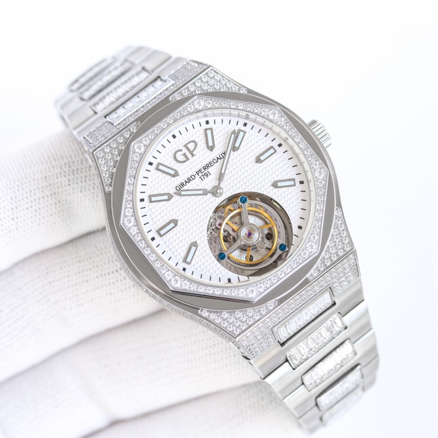 ジラール・ペルゴ「Girard-Perregaux」ラウレアート トゥールビヨン 腕時計42MM