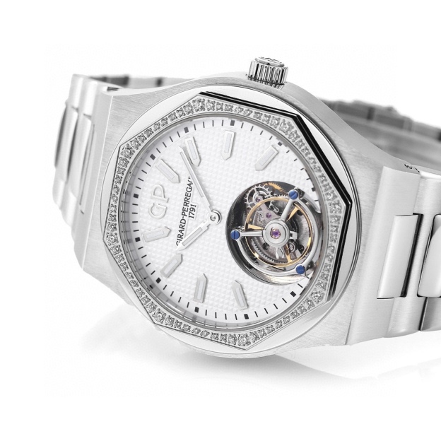 ジラール・ペルゴ「Girard-Perregaux」ラウレアート クロノグラフ トゥールビヨン 腕時計42MM