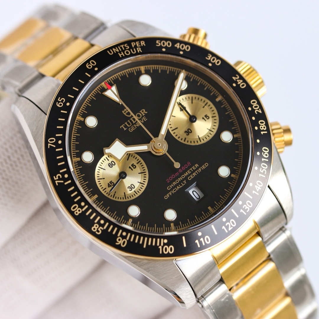 チューダー「Tudor」ブラックベイ クロノ スチール 腕時計41MM