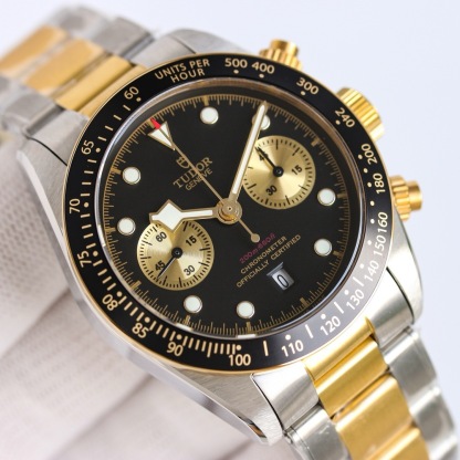 チューダー「Tudor」ブラックベイ クロノ スチール 腕時計41MM