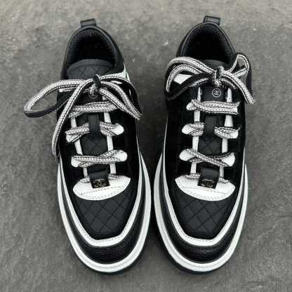 シャネル［Chanel］24C スエード×ラムレザー×カーフレザー プレミアムスニーカー