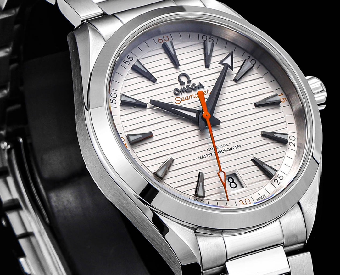 オメガ「Omega」Seamaster Aqua Terra 41MM Silver Dial Men's Automatic Bracelet Watch