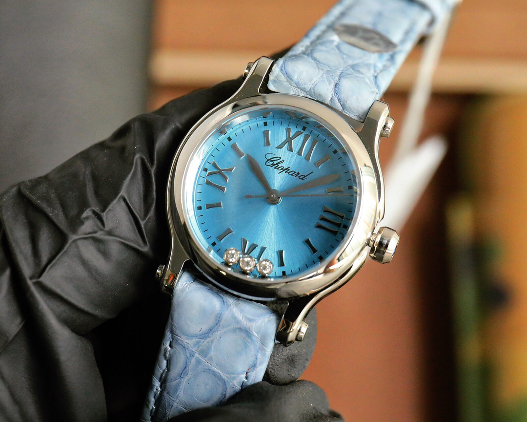 ショパール「Chopard」ハッピーダイヤモンドレディース ジュエリーウォッチ30mm