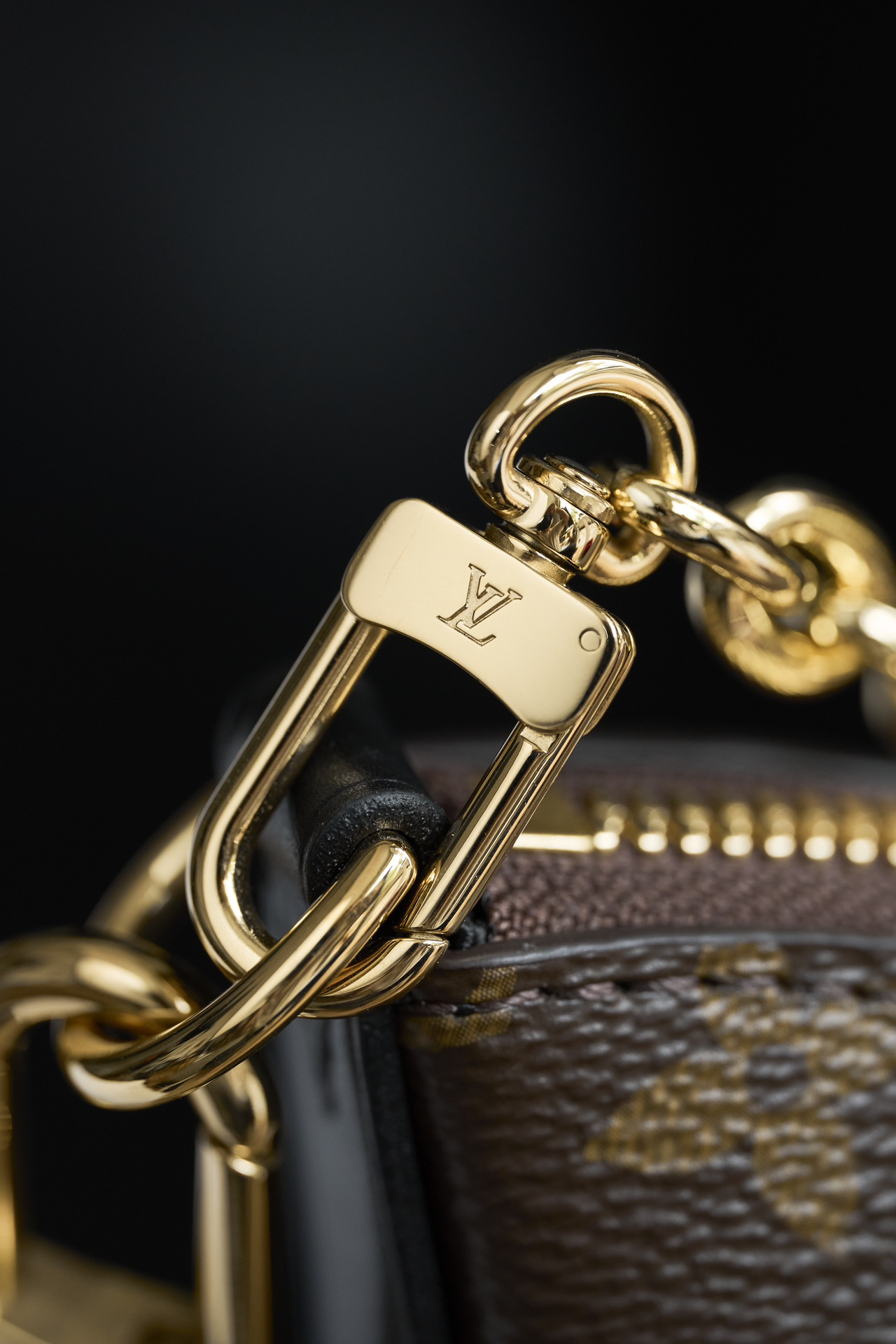 ルイ・ヴィトン「Louis Vuitton」ルイ・ヴィトン ブーローニュ モノグラム ブラック ハンドバッグ