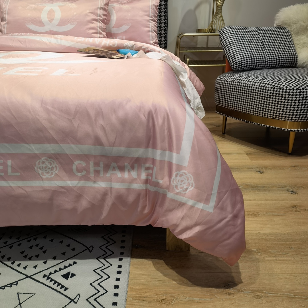 シャネル「Chanel」プレミアムコットン デジタルプリント 4点セット