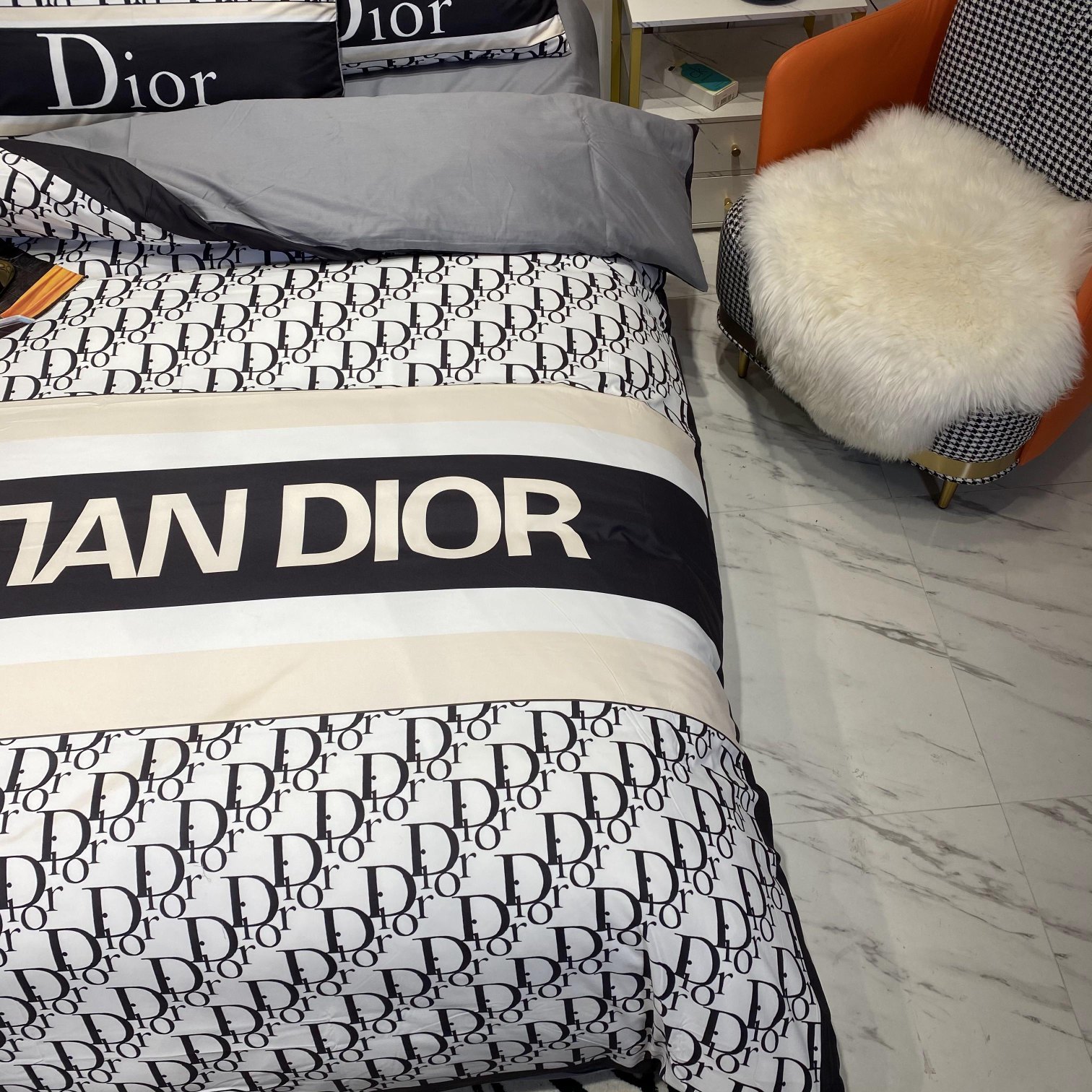 ディオール「Dior」プレミアムコットン デジタルプリント 4点セット