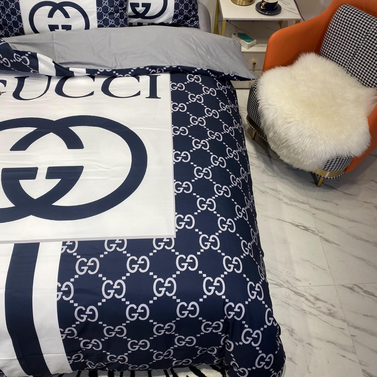 グッチ「Gucci」プレミアムコットン デジタルプリント 4点セット