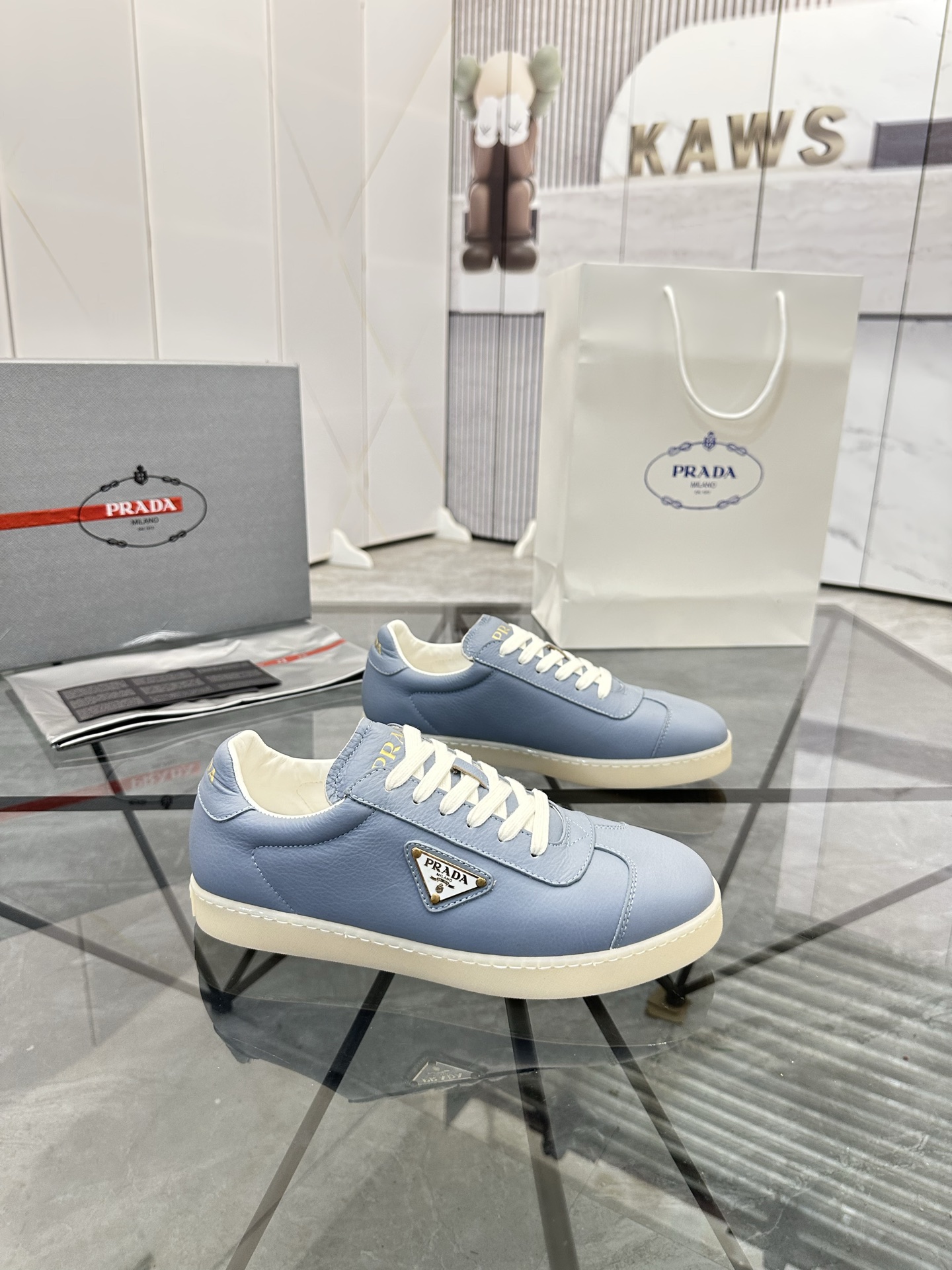 プラダ［Prada］ America's Cup レザースニーカー（ローカット）