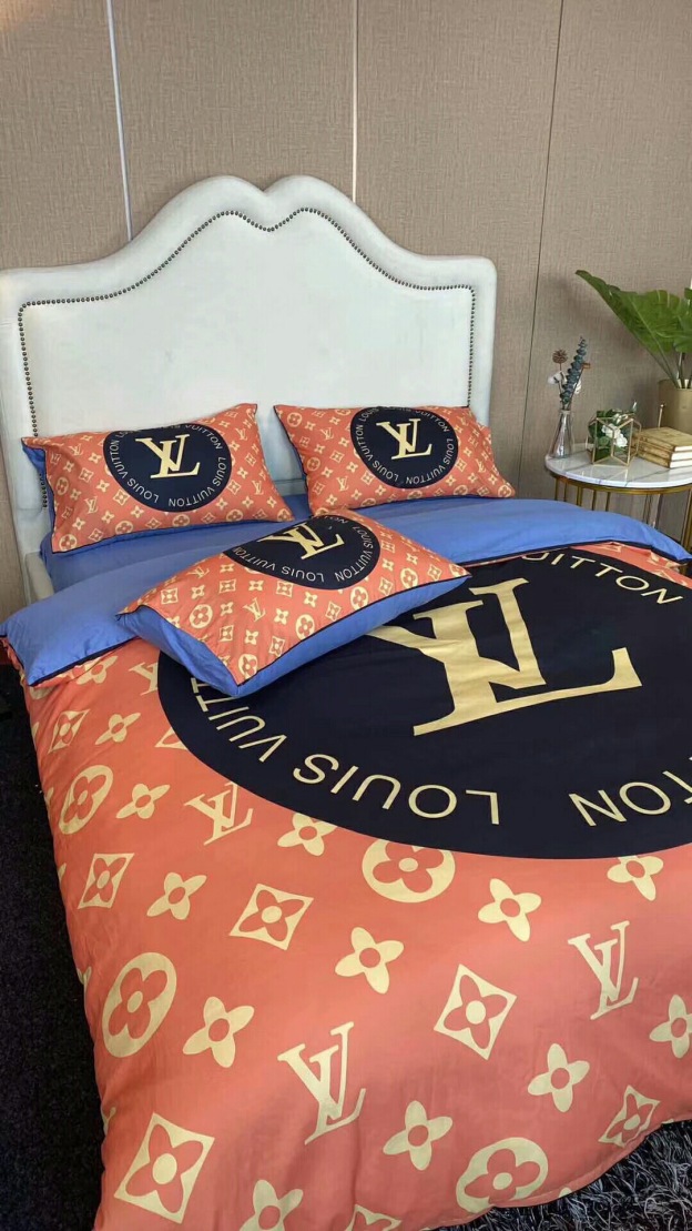 ルイ・ヴィトン「Louis Vuitton」プレミアムコットン デジタルプリント 4点セット