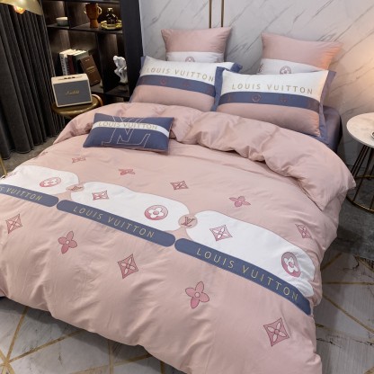 ルイ・ヴィトン「Louis Vuitton」プレミアムコットン デジタルプリント 4点セット