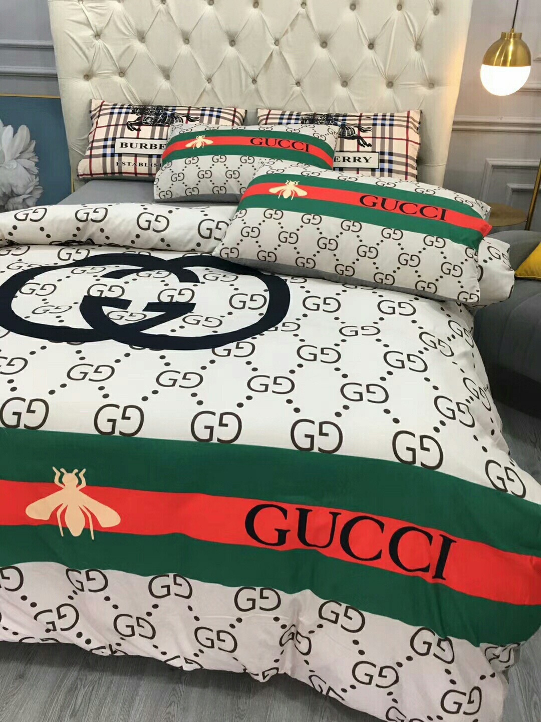 グッチ「Gucci」プレミアムコットン デジタルプリント 4点セット