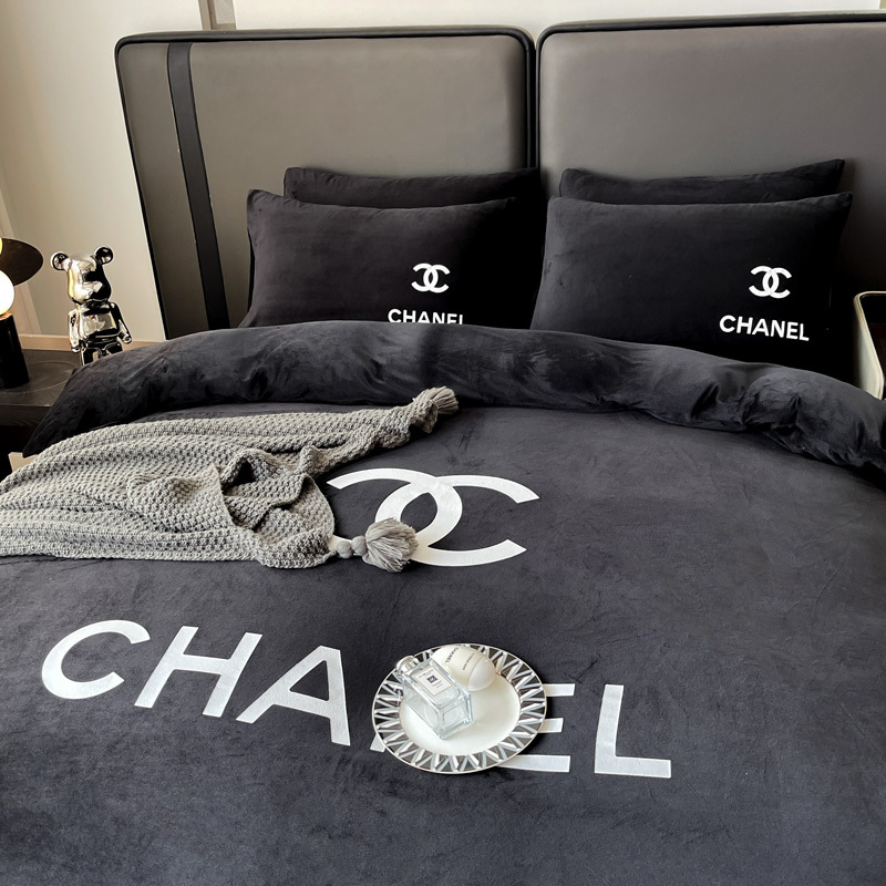 シャネル「Chanel」プレミアム クリスタルベルベット プリント 4点セット