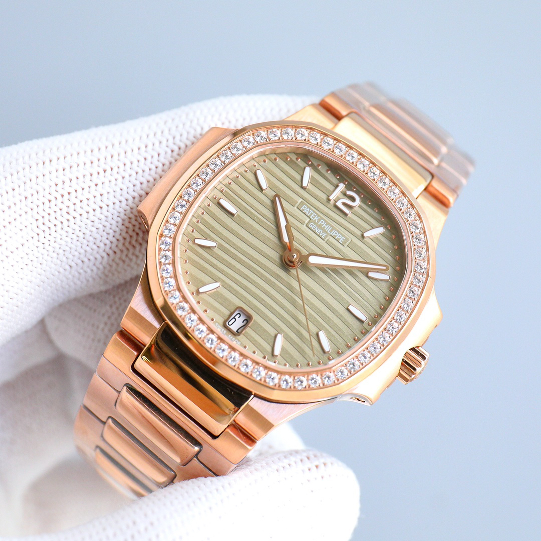 パテック・フィリップ「Patek Philippe」ノーチラス35.2mmレディースウォッチ