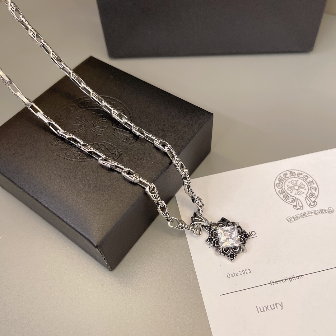 クロムハーツ「Chrome Hearts」シンプルペンダントネックレス - ユニセックス