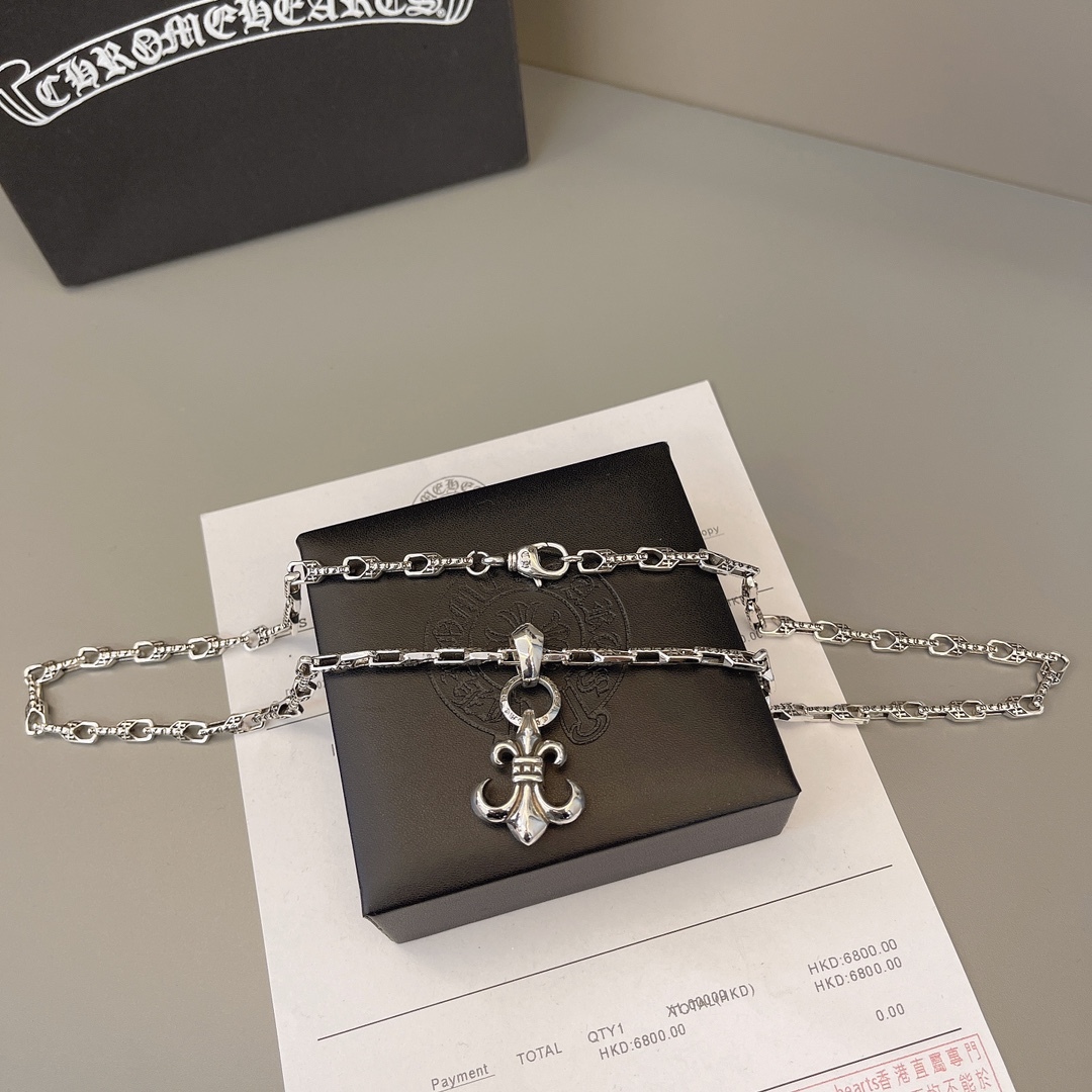 クロムハーツ「Chrome Hearts」シンプルペンダントネックレス - ユニセックス