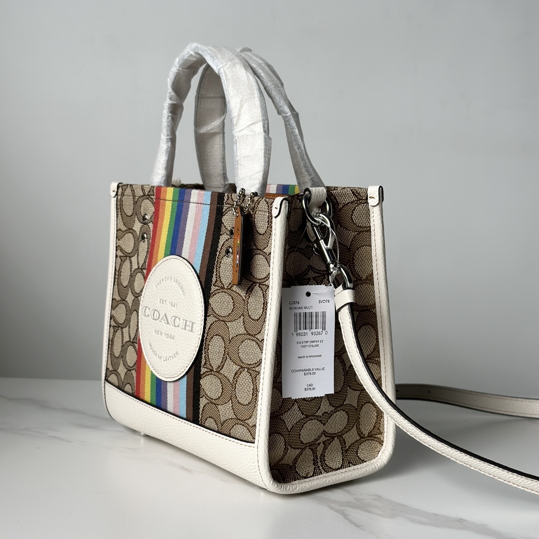 コーチ「Coach」Demsey レインボーシリーズ トートバッグ